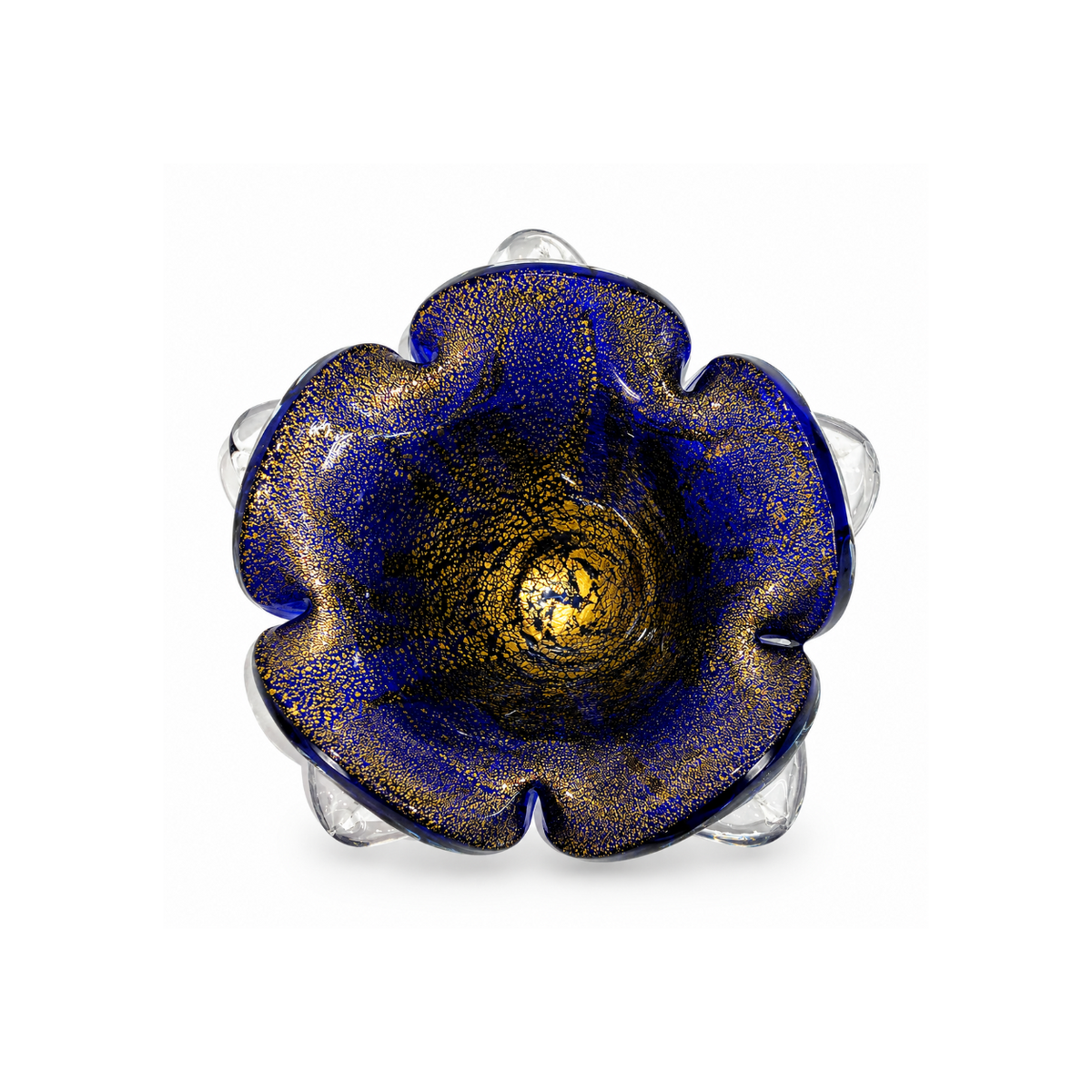 Antique Bowl Murano Azul Cobalto