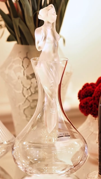 置物 60s woman&panther decanter Decanter Aphrodite Vintage