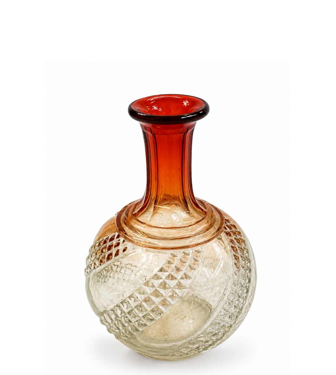 Vaso de Cristal Bicolor Rouge