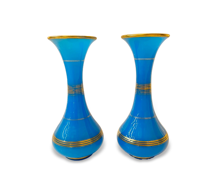 Par de Vasos Opalina