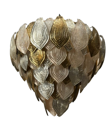 Lustre Art Noveau Tricolore